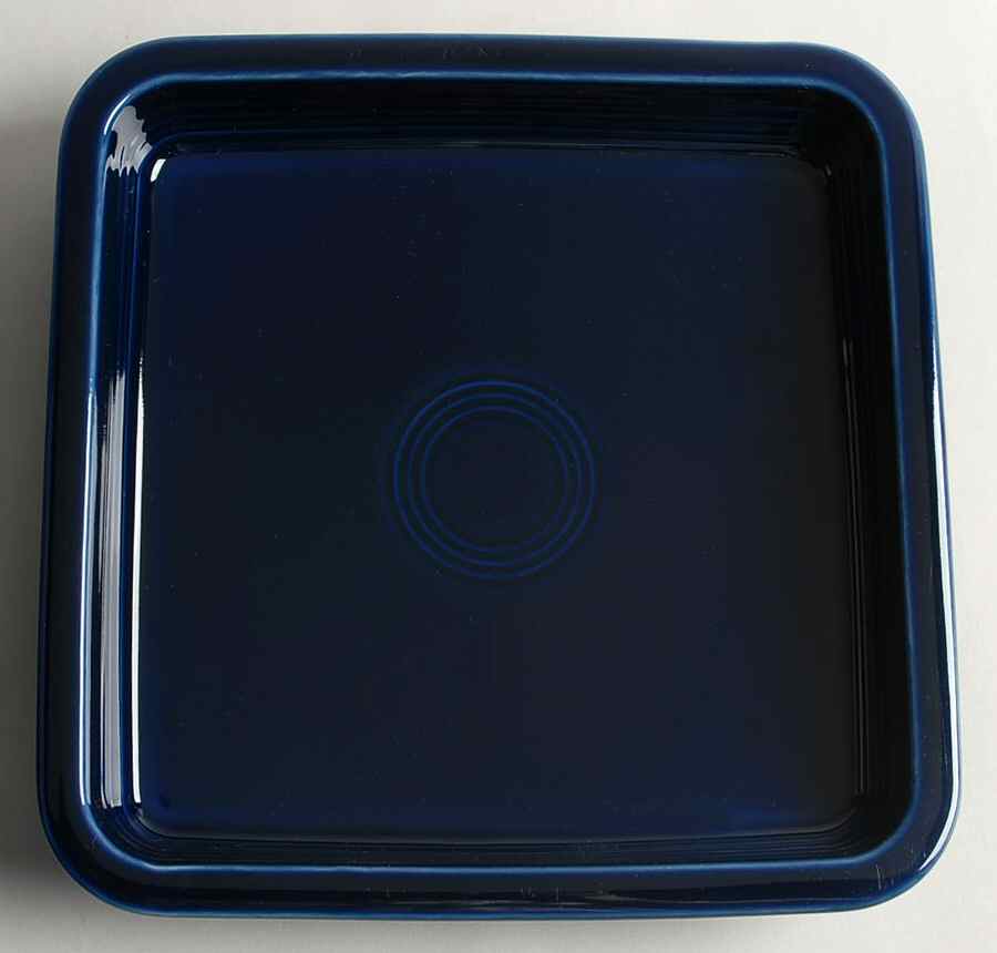 Fiesta Cobalt Blue (Intro 1986) Square Utility Tray by Homer Laughlin -1