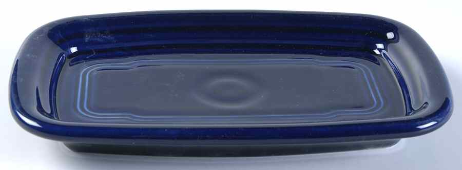 Fiesta Cobalt Blue (Intro 1986) Extra Large 1/4 Lb Butter No Lid by Homer Laughlin -1