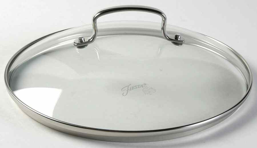 Fiesta Cobalt Blue (Intro 1986) Lid for 10" Skillet by Homer Laughlin -1