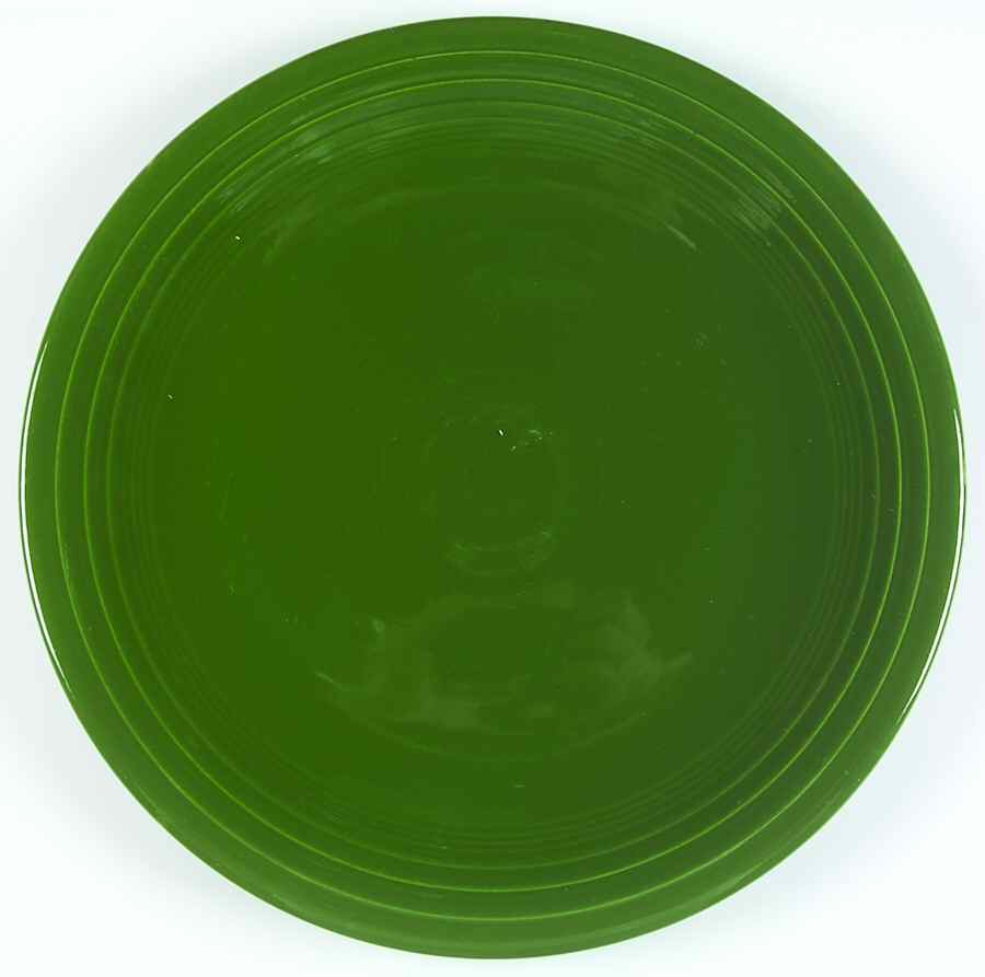Fiesta Forest Green (Older) 14" Chop Plate (Round Platter) by Homer Laughlin -1