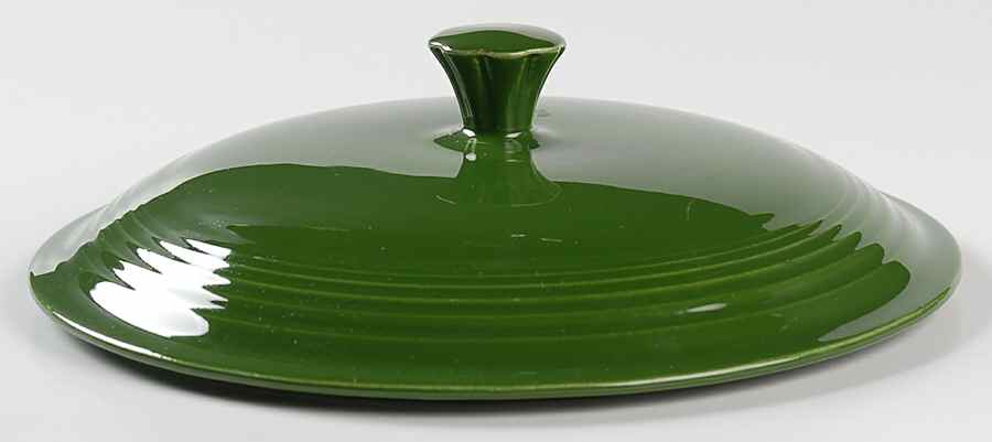 Fiesta Forest Green (Older) Lid for 1.25 Qt Round Casserole by Homer Laughlin -1