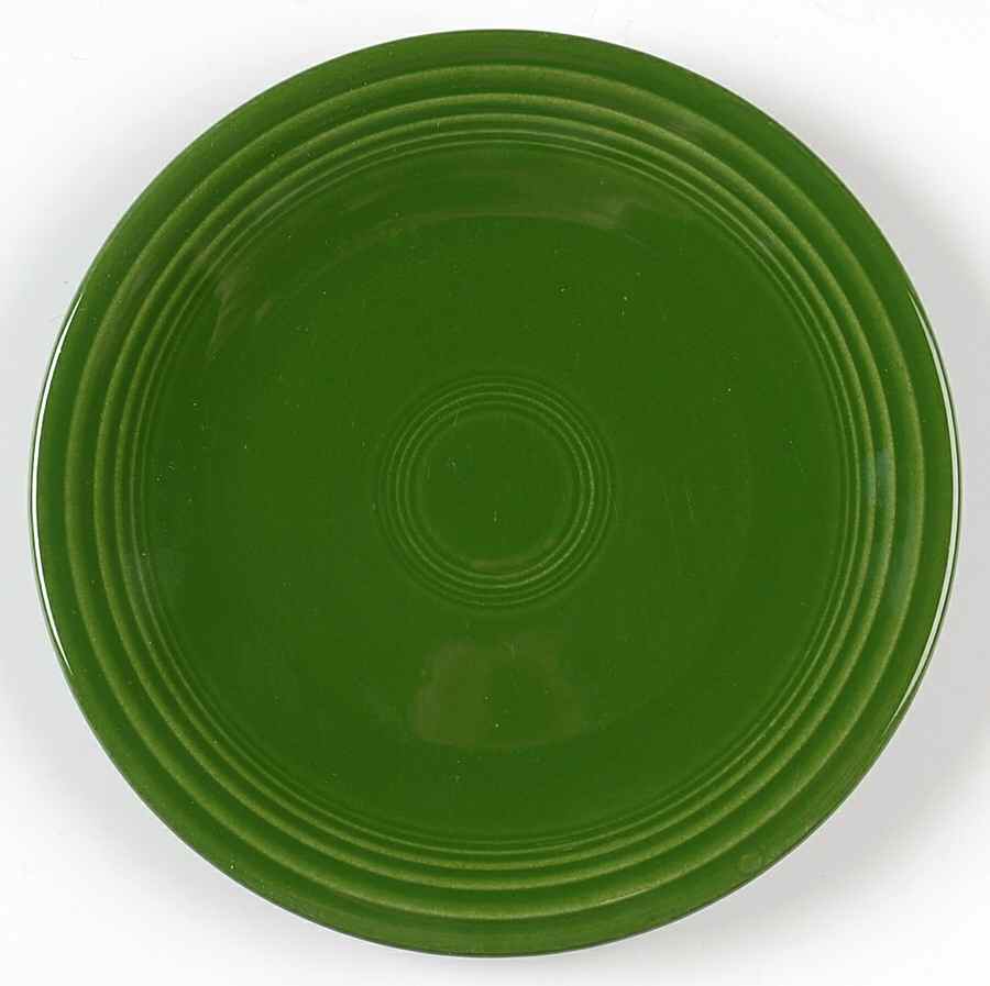 Fiesta Forest Green (Older) Bread & Butter Plate by Homer Laughlin -1