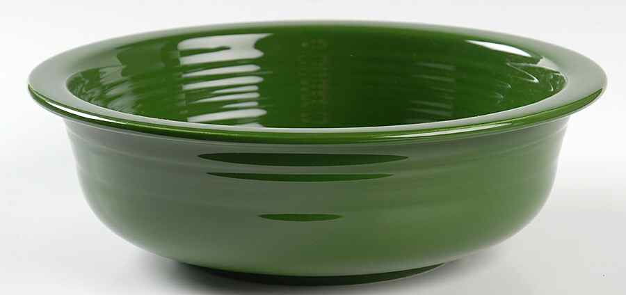 Fiesta Forest Green (Older) 8" Nappy by Homer Laughlin -1