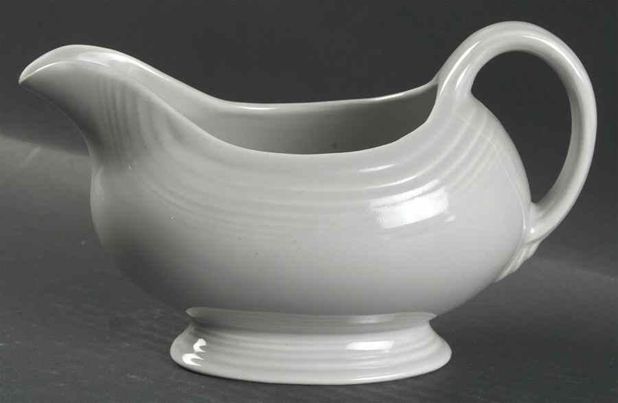 Fiesta Gray (Older) Open Sauce Boat by Homer Laughlin -1