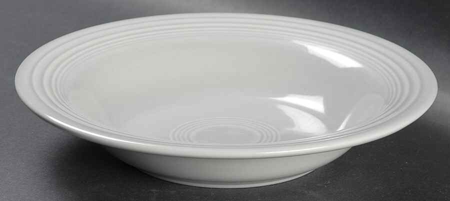 Fiesta Gray (Older) Rim Soup Bowl by Homer Laughlin -1