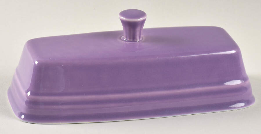 Fiesta Lilac (Intro 1993) Lid for 1/4 Lb Butter by Homer Laughlin -1