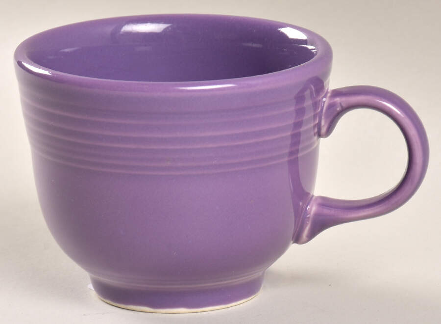 Fiesta Lilac (Intro 1993) Flat Cup by Homer Laughlin -1