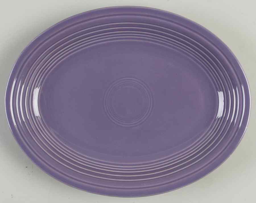Fiesta Lilac (Intro 1993) 11" Oval Serving Platter by Homer Laughlin -1