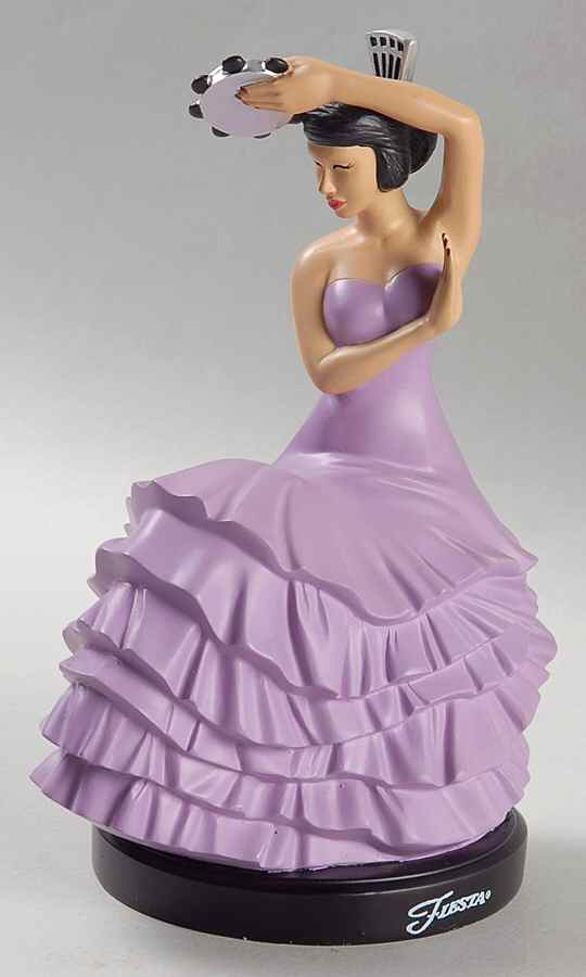 Fiesta Lilac (Intro 1993) Small Resin Dancing Lady Figurine by Homer Laughlin -1