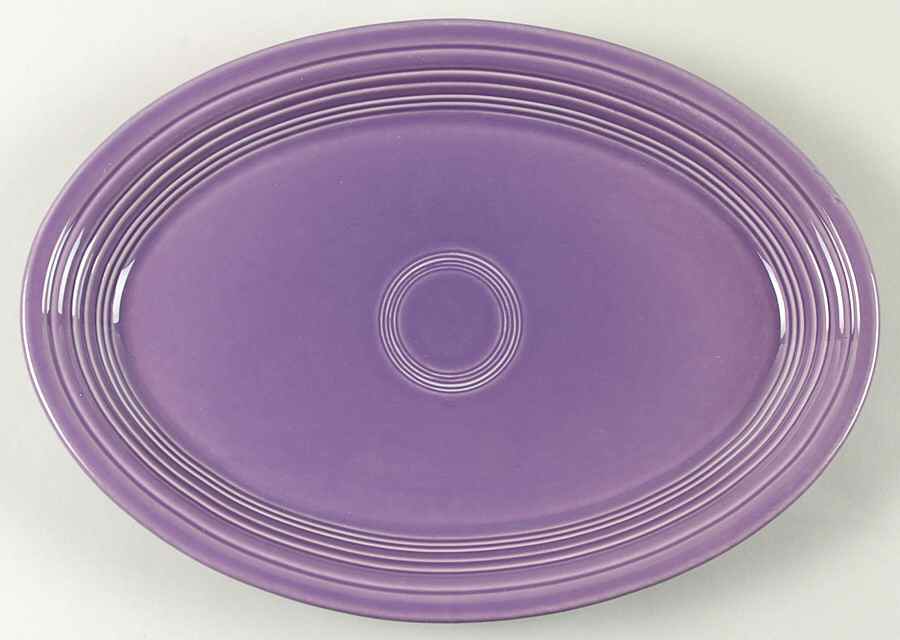 Fiesta Lilac (Intro 1993) 13" Oval Serving Platter by Homer Laughlin -1