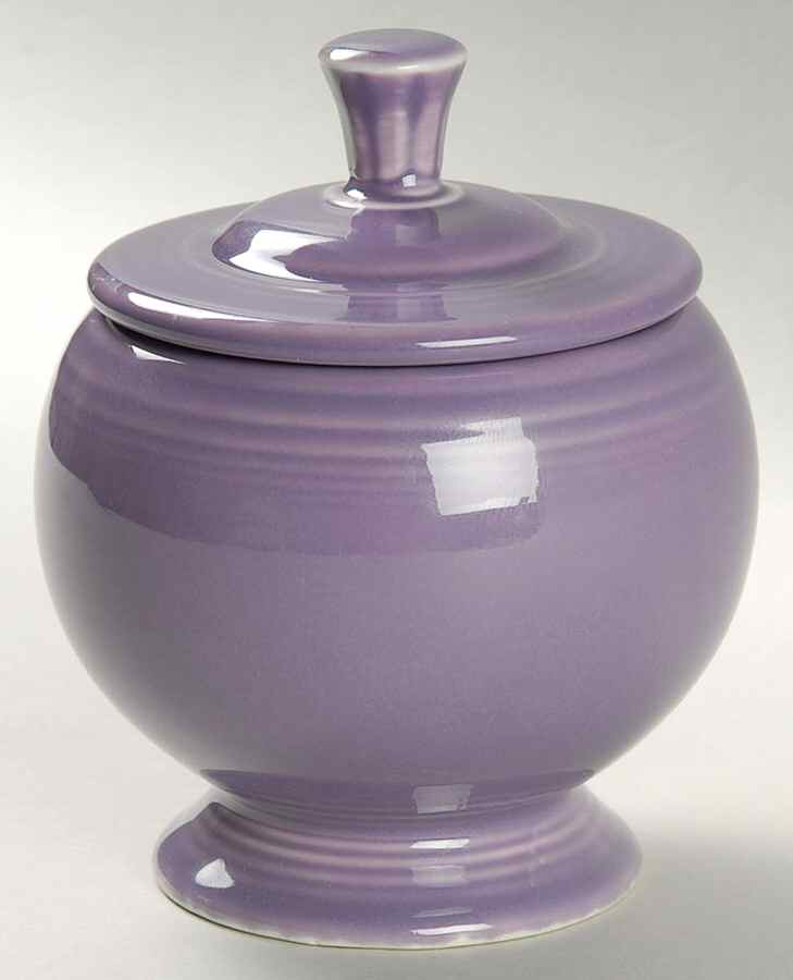 Fiesta Lilac (Intro 1993) Individual Sugar Bowl & Lid by Homer Laughlin -1