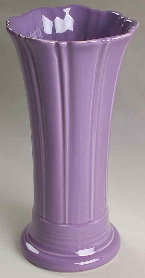 Fiesta Lilac (Intro 1993) 9" Flared Vase by Homer Laughlin -1