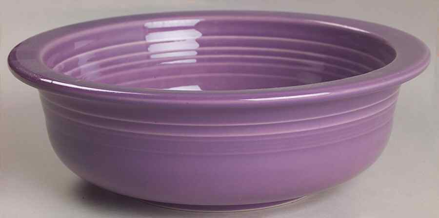Fiesta Lilac (Intro 1993) 8" Round Vegetable Bowl by Homer Laughlin -1