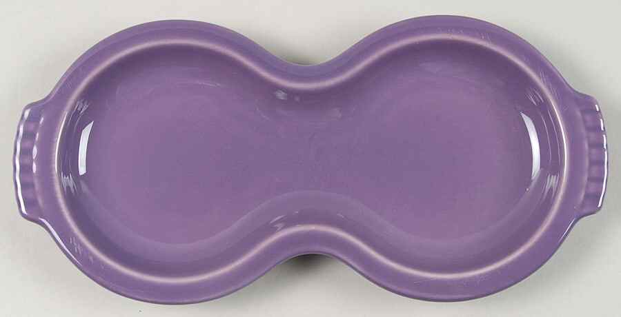 Fiesta Lilac (Intro 1993) Tray for Creamer & Sugar with Lid by Homer Laughlin -1