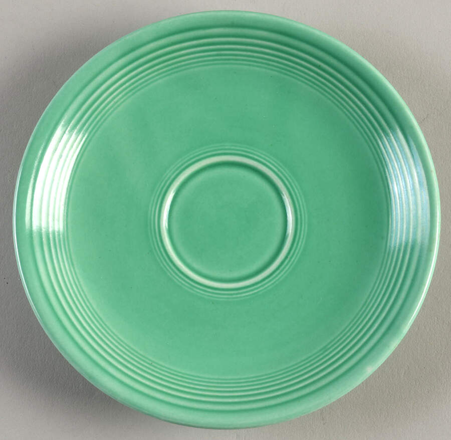 Fiesta Light Green (Older) Saucer for Demitasse Cup by Homer Laughlin -1