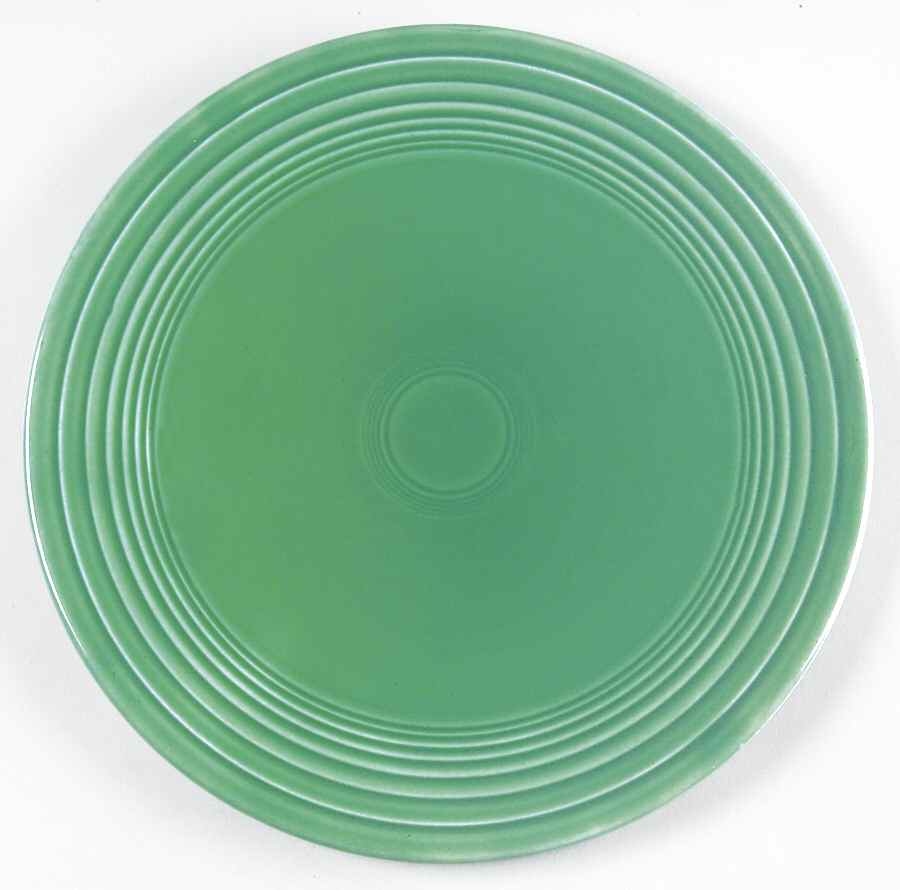 Fiesta Light Green (Older) Cake Plate by Homer Laughlin -1
