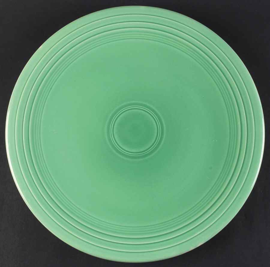 Fiesta Light Green (Older) 14" Chop Plate (Round Platter) by Homer Laughlin -1