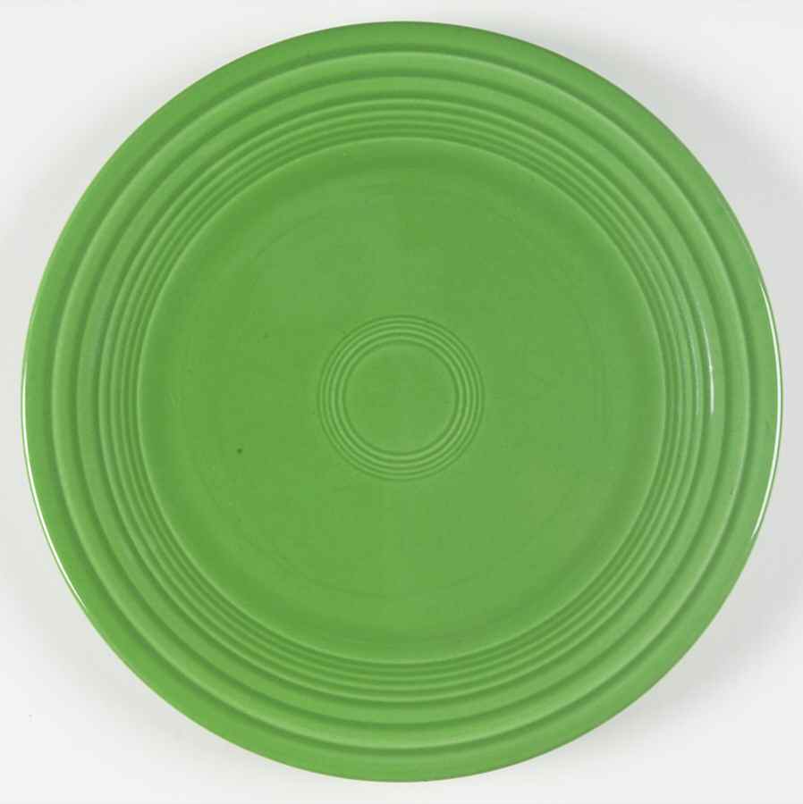 Fiesta Medium Green (Older) Luncheon Plate by Homer Laughlin -1