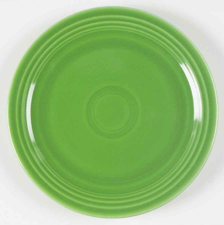 Fiesta Medium Green (Older) Salad Plate by Homer Laughlin -1