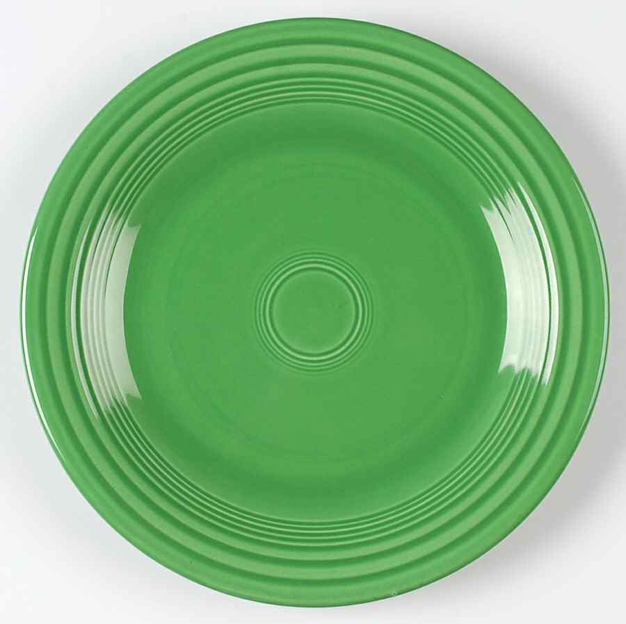 Fiesta Medium Green (Older) Dinner Plate by Homer Laughlin -1