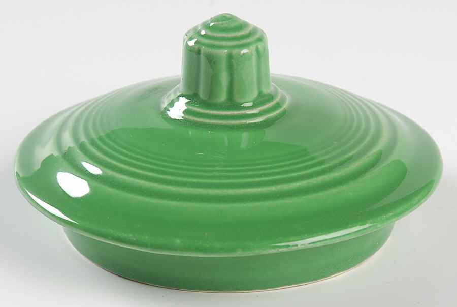 Fiesta Medium Green (Older) Lid for Teapot by Homer Laughlin -1