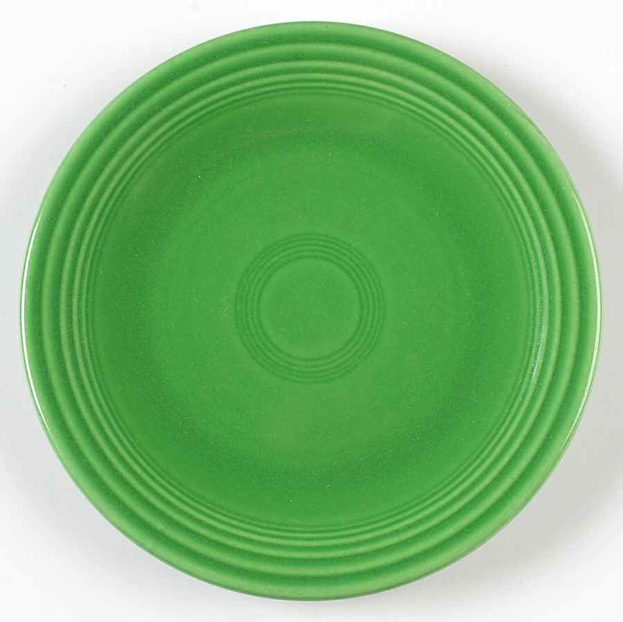 Fiesta Medium Green (Older) Bread & Butter Plate by Homer Laughlin -1