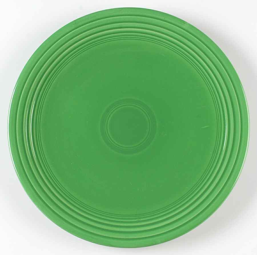 Fiesta Medium Green (Older) 12" Chop Plate (Round Platter) by Homer Laughlin -1
