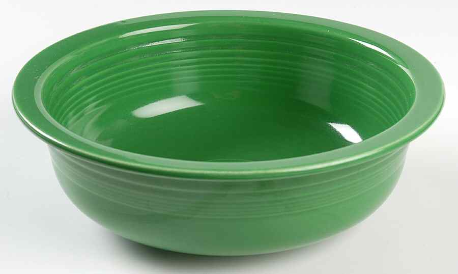 Fiesta Medium Green (Older) 8" Nappy by Homer Laughlin -1