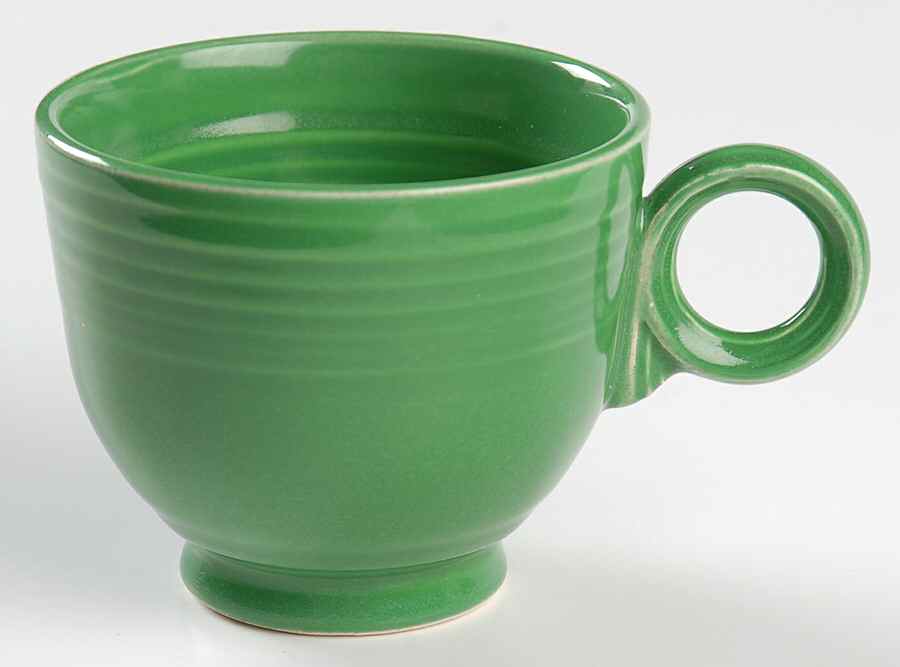Fiesta Medium Green (Older) Footed Cup by Homer Laughlin -1