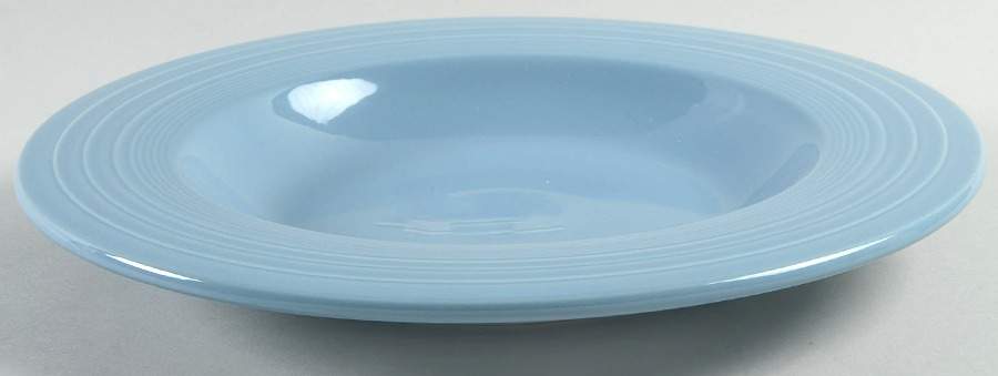 Fiesta Periwinkle Blue (Intro 1989) 12" Individual Pasta Bowl by Homer Laughlin -1
