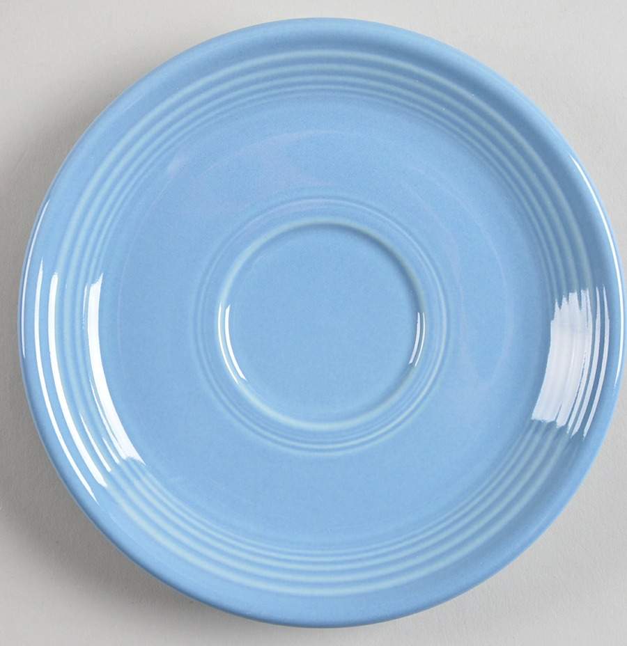Fiesta Periwinkle Blue (Intro 1989) Saucer by Homer Laughlin -1