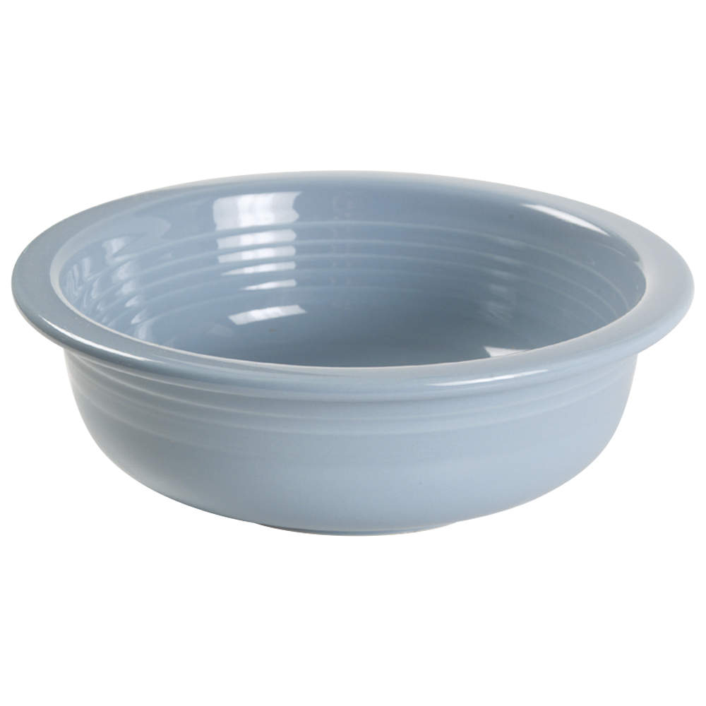 Fiesta Periwinkle Blue (Intro 1989) 8" Round Vegetable Bowl by Homer Laughlin -1