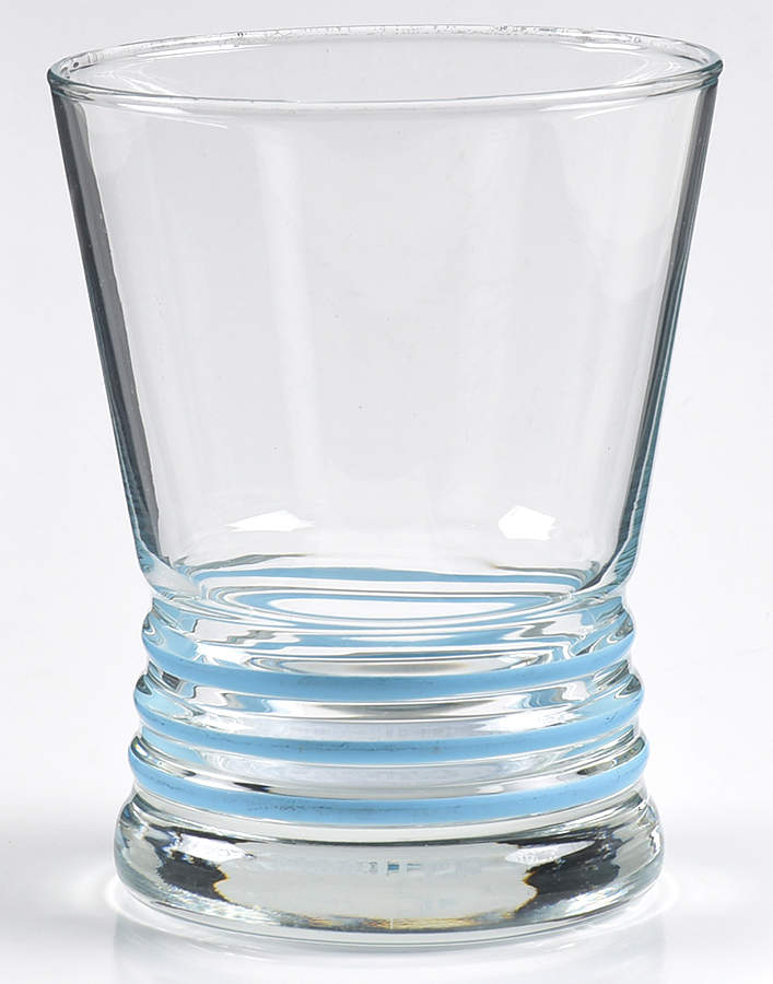 Fiesta Periwinkle Blue (Intro 1989) 10 Oz Glassware Double Old Fashioned by Homer Laughlin -1