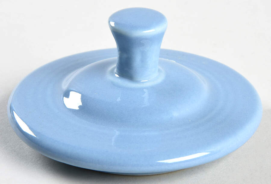 Fiesta Periwinkle Blue (Intro 1989) Lid for Sugar Bowl by Homer Laughlin -1