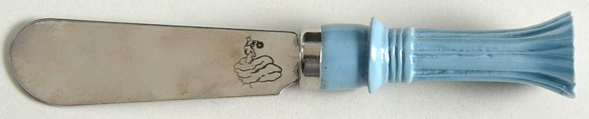 Fiesta Periwinkle Blue (Intro 1989) Individual Spreader by Homer Laughlin -1
