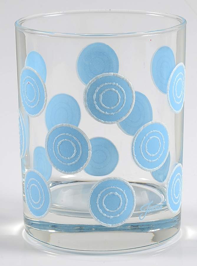 Fiesta Periwinkle Blue (Intro 1989) 10 Oz Glassware Double Old Fashioned by Homer Laughlin -1
