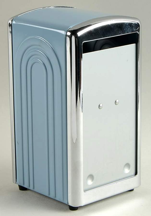 Fiesta Periwinkle Blue (Intro 1989) Napkin Dispenser No Napkins by Homer Laughlin -1