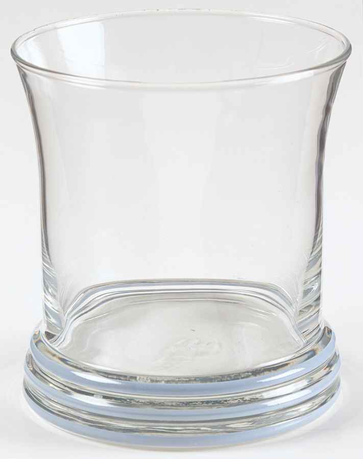 Fiesta Periwinkle Blue (Intro 1989) 12 Oz Glassware Double Old Fashioned by Homer Laughlin -1