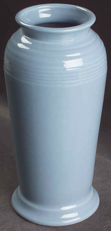 Fiesta Periwinkle Blue (Intro 1989) 9" Monarch Vase by Homer Laughlin -1