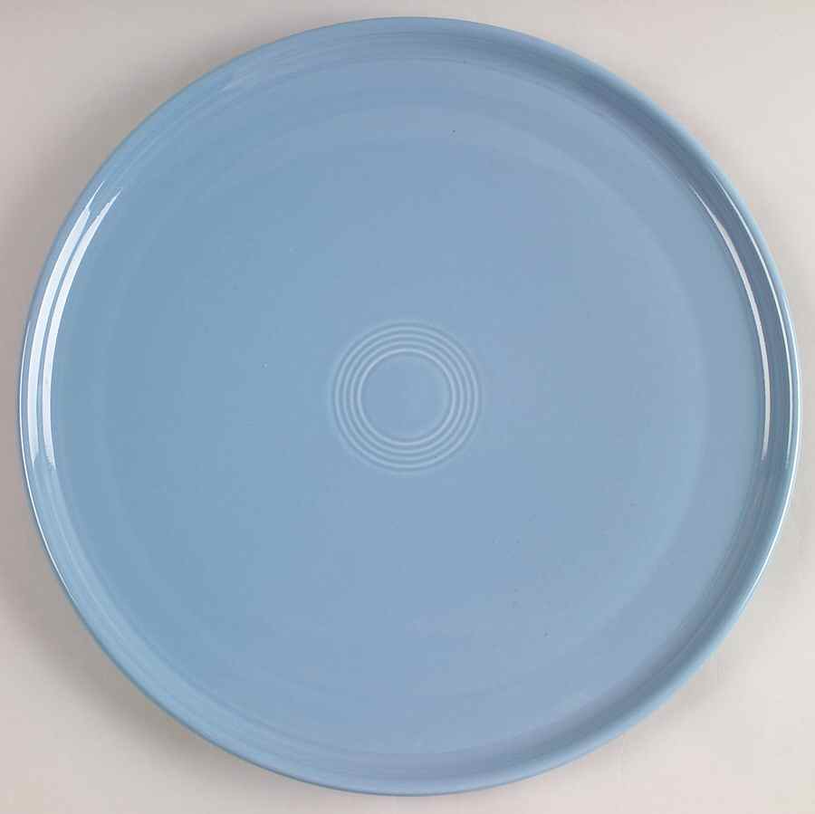 Fiesta Periwinkle Blue (Intro 1989) 12" Pizza Tray by Homer Laughlin -1