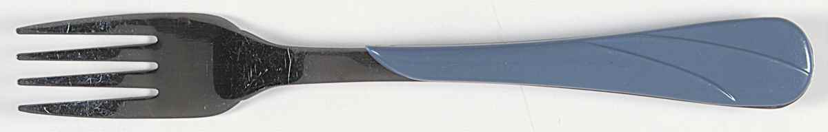 Fiesta Periwinkle Blue (Intro 1989) Individual Salad Fork by Homer Laughlin -1