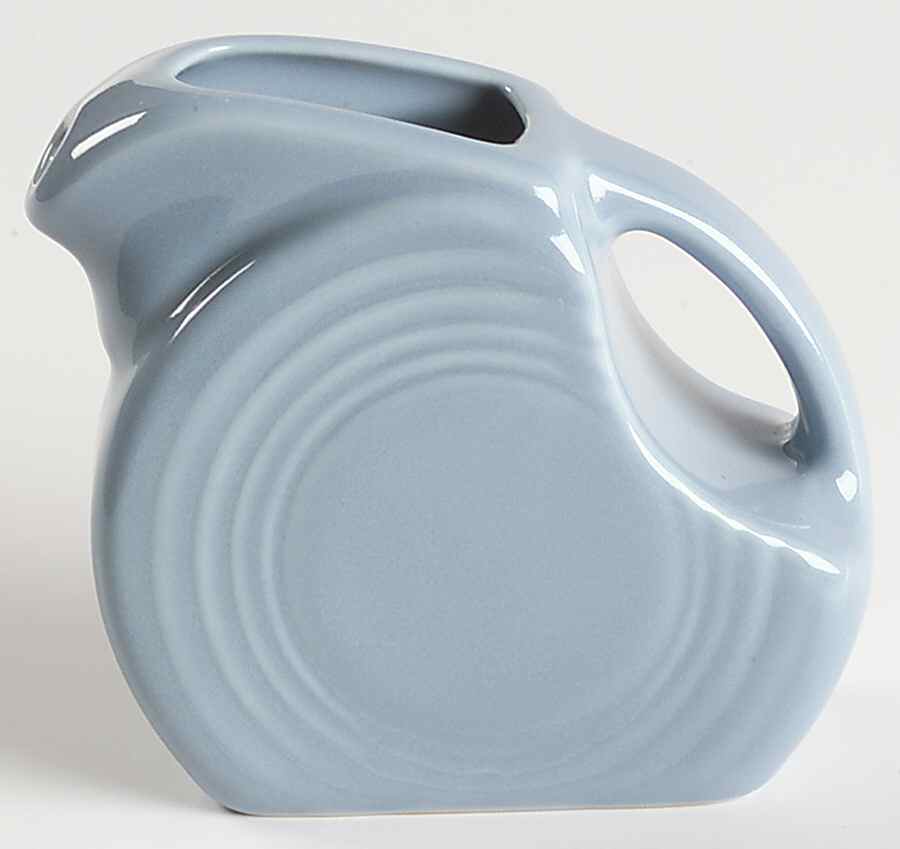 Fiesta Periwinkle Blue (Intro 1989) 4 Oz Pitcher by Homer Laughlin -1
