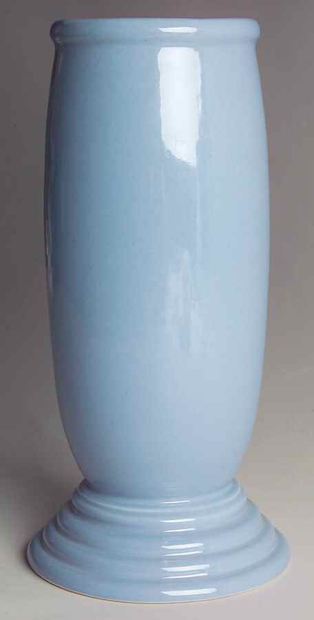 Fiesta Periwinkle Blue (Intro 1989) 9" Vase by Homer Laughlin -1