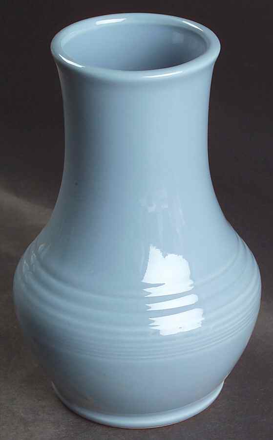 Fiesta Periwinkle Blue (Intro 1989) Royalty Vase by Homer Laughlin -1