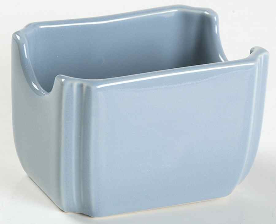 Fiesta Periwinkle Blue (Intro 1989) Sweetener Holder by Homer Laughlin -1