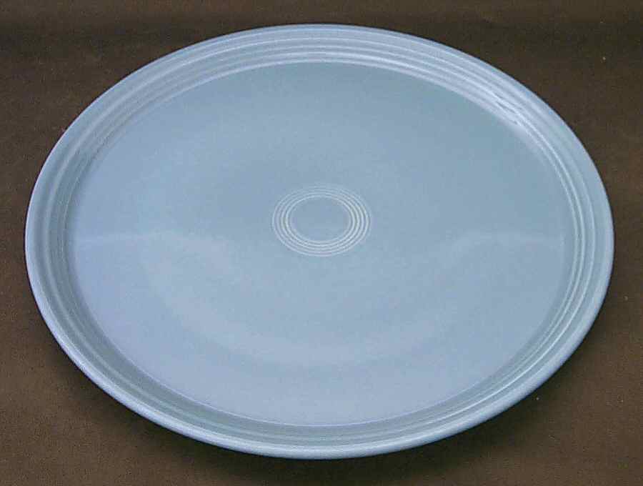 Fiesta Periwinkle Blue (Intro 1989) 15" Pizza Tray by Homer Laughlin -1