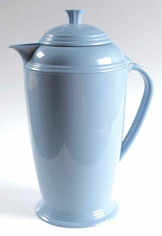 Fiesta Periwinkle Blue (Intro 1989) Plastic Thermos/Carafe & Lid by Homer Laughlin -1