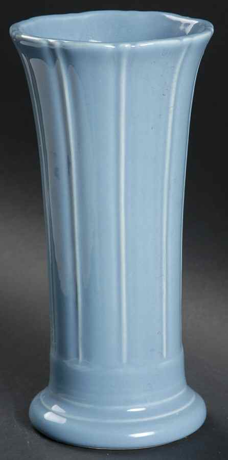 Fiesta Periwinkle Blue (Intro 1989) 7" Vase by Homer Laughlin -1