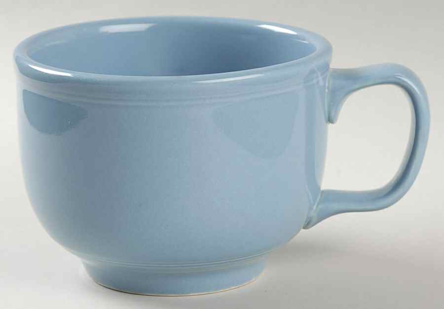 Fiesta Periwinkle Blue (Intro 1989) Jumbo Cup by Homer Laughlin -1