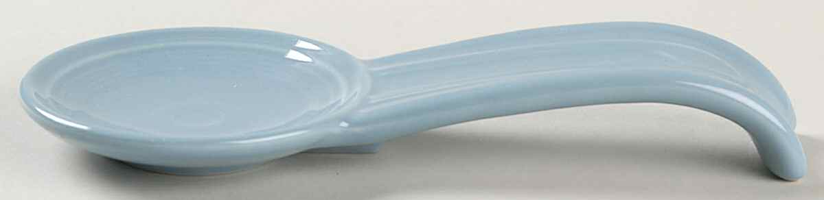 Fiesta Periwinkle Blue (Intro 1989) Spoon Rest/Holder (Holds 1 Spoon) by Homer Laughlin -1